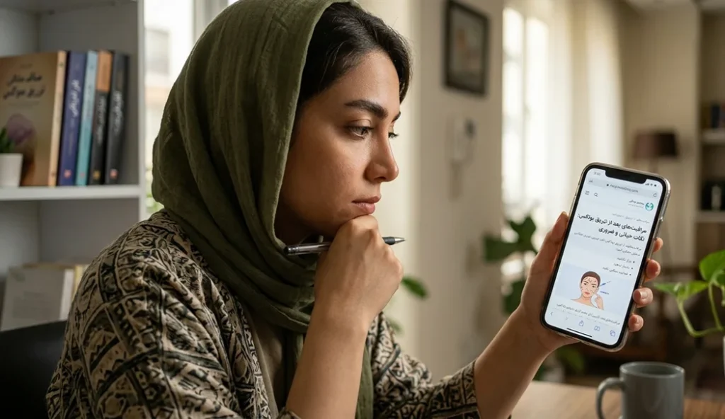بعد از بوتاکس چه کارهایی رو نباید انجام داد